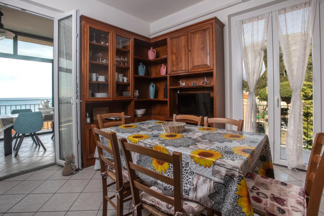 162 - La Veranda Sull'Acqua, Fronte E Vista Mare Riva Trigoso, Posto Auto Privato Sestri Levante Exterior foto