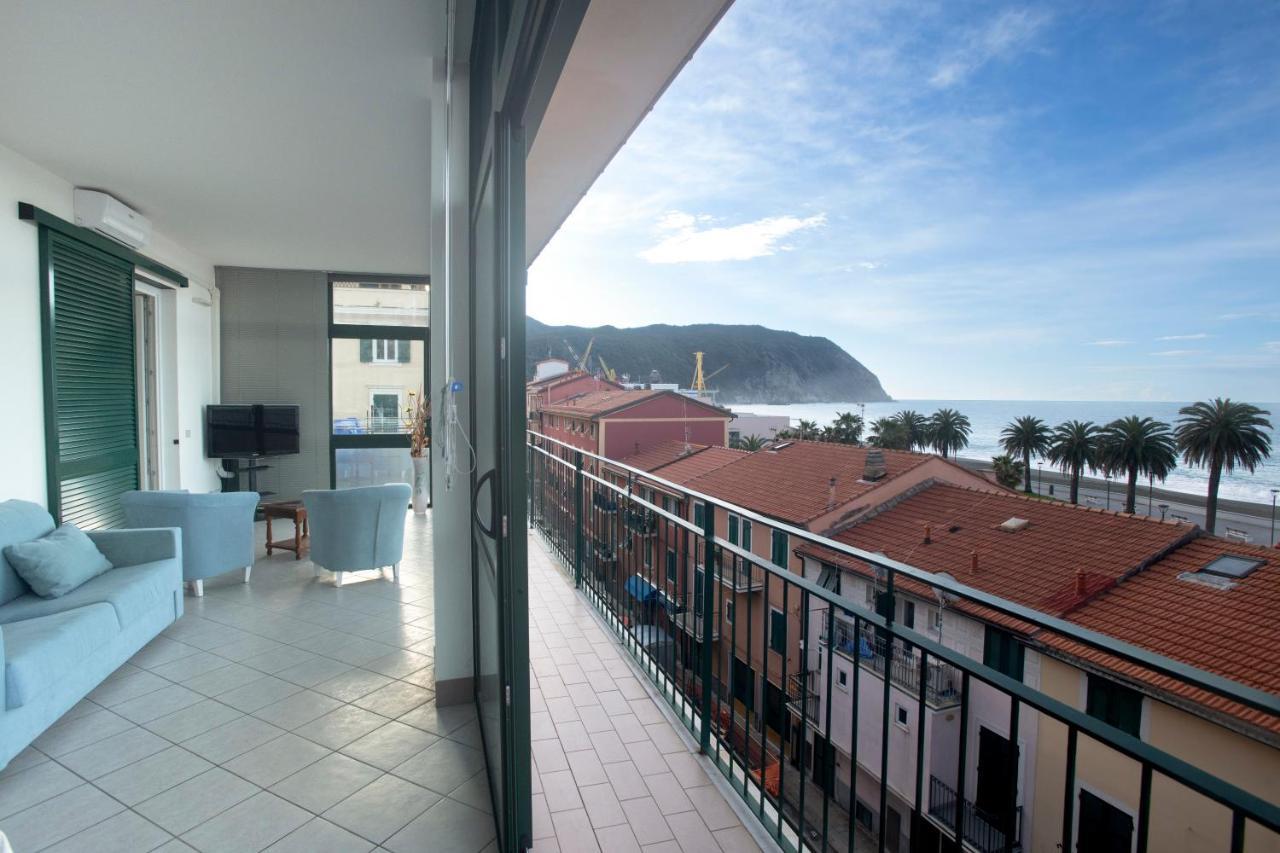 162 - La Veranda Sull'Acqua, Fronte E Vista Mare Riva Trigoso, Posto Auto Privato Sestri Levante Exterior foto