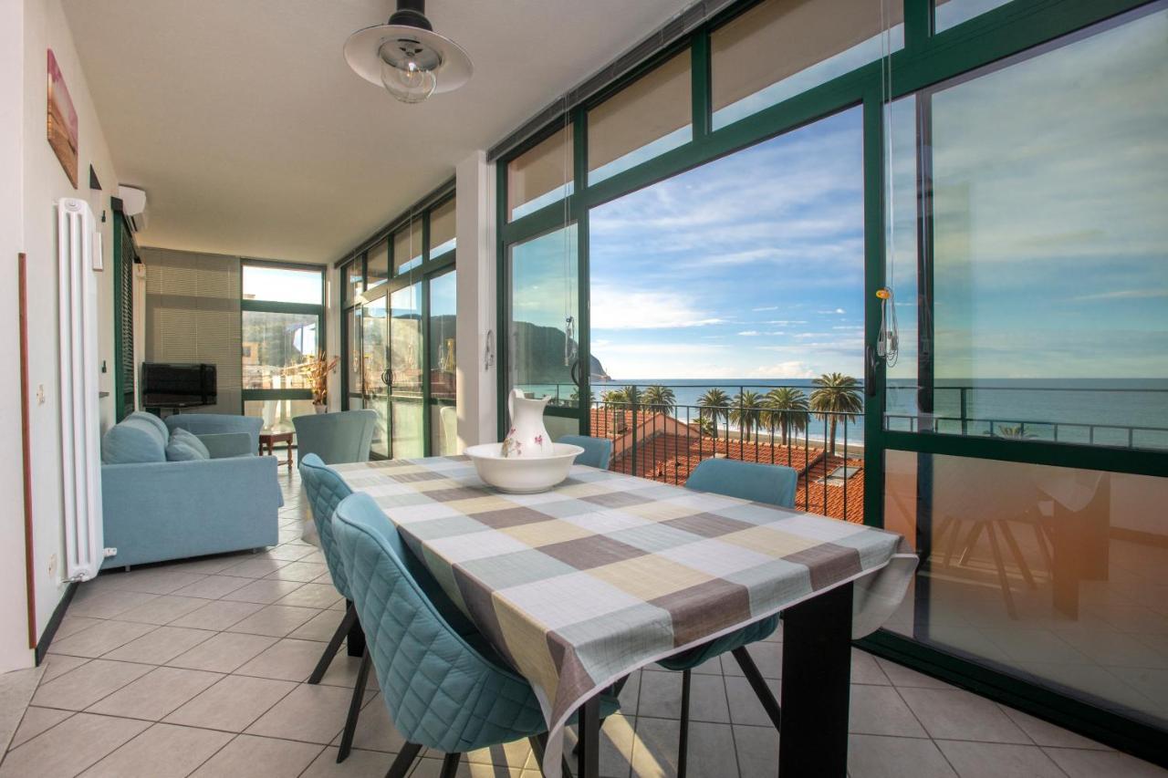 162 - La Veranda Sull'Acqua, Fronte E Vista Mare Riva Trigoso, Posto Auto Privato Sestri Levante Exterior foto